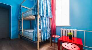 Гостиница Хостелы Рус - Красные ворота Москва Спальное место на двухъярусной кровати в 6-местном общем номере для мужчин-5